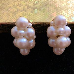 Gorgeous Faux Pearl Earrings